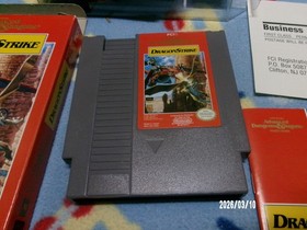 #886 Advanced Dungeons & Dragons: DragonStrike - Complete CIB - VGC (NES, 1992)