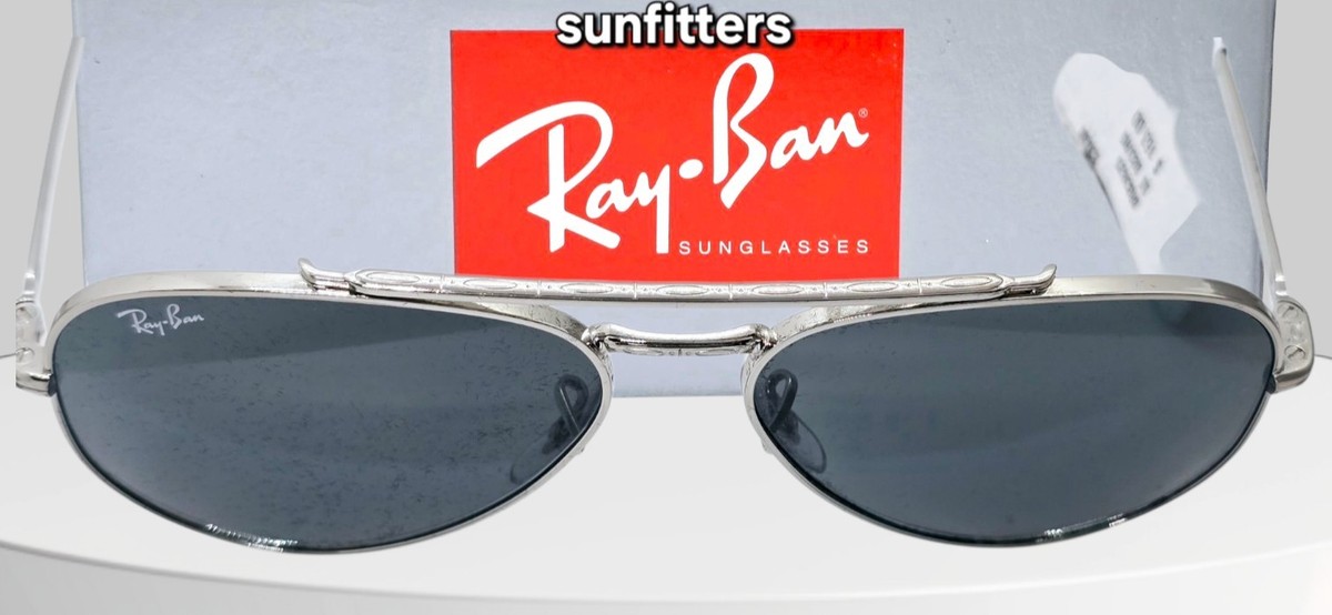 Ray Ban NEW AVIATOR silver/blue RB3625 003/R5 55 sunglasses Ray Ban NEW AVIATOR silver/blue RB3625 003/R5 55 sunglasses