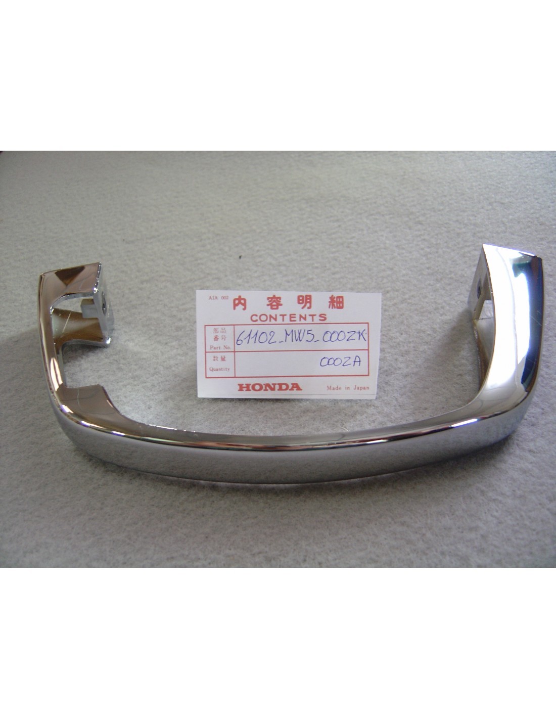 Arceau plastique sur garde boue AV de GL1500 1991-1998 HONDA 61102-MW5-000ZK carrosserie moto