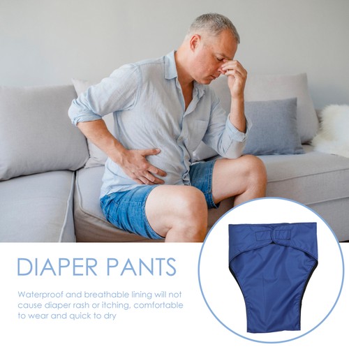 2 Pcs Waterproof Diapers Elderly Men and Women Cloth for - Picture 7 of 12