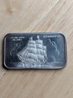 Vintage Madison Mint Old Ironsides Ship 1 Oz 999 Silver Bar