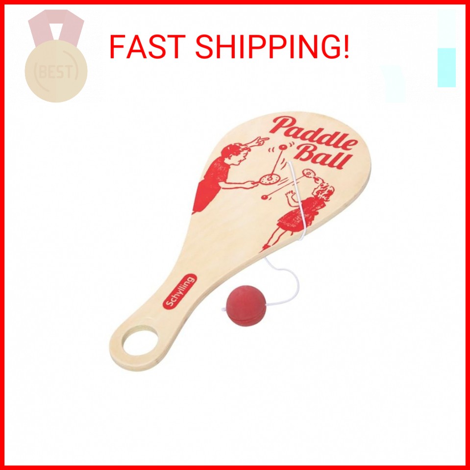 Paddle Ball Game by Schylling - PBG - Classic toy