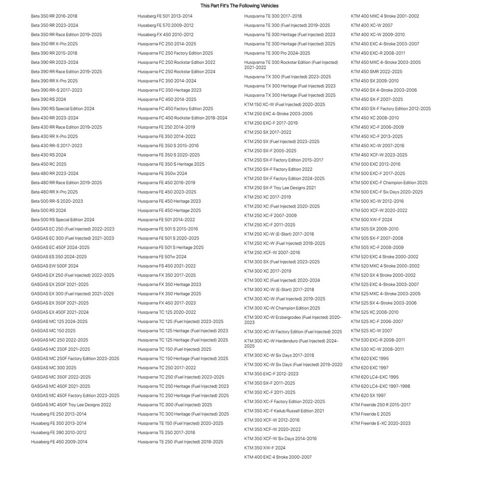 Arandela de resorte de cúpula de contraeje de transmisión primaria para Husqvarna Fe 350 S 2015-2016 Foto 3 de 3