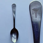 Vtg Reed & Barton WW2 USA MD Medical Department Military Spoon SOUVENIR WWII