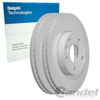 2X Delphi Bremsscheiben Vorne 278Mm BelÜFtet Passend FÜR Ford C-MAX Focus Grand