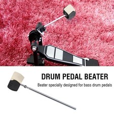 Bass Drum Pedal Beater Felt Handle Percussion Instrument Accessory
