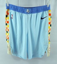 2024-25 San Antonio Spurs Sandro Mamukelashvili #54 Game Used Blue Short City 42