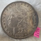 🚚⚡️🔥AU-BU 👀🔥1878 7TF Reverse of 79 Morgan Silver Dollar ALMOST UNCIRCULATED