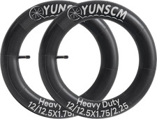 2-Pcs 12"/12.5" Heavy Duty Bike Tubes 12/12.5x1.75/2.25 12 1/2 X 2 1/4 AV 45...