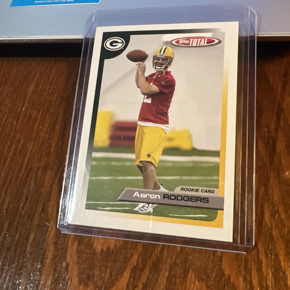 Aaron Rodgers 2005 Topps Total Card #483 Rookie Card Green Bay Packers NM-MT - Image 3 of 4