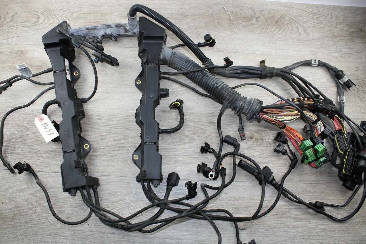06-08 BMW E66 750I 750LI ENGINE MOTOR WIRING HARNESS CABLE OEM | eBay
