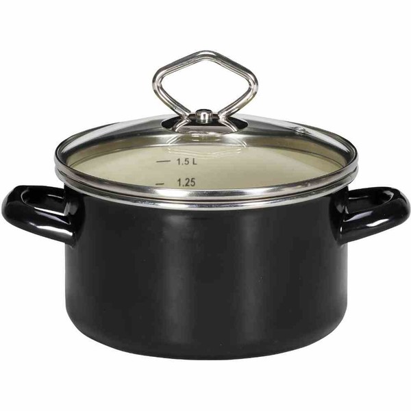 Fleischtopf Emaille Topf Kochtopf Kochen KüChenhelfer Kochutensilien Mahlzeit-image