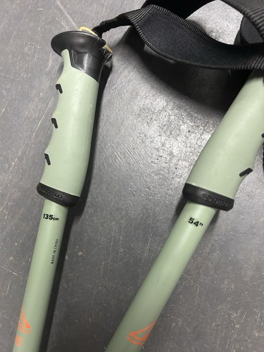 Salomon Hacker S3 Green 135cm 54” L40827700 Ski Poles Snow Winter Mountains - Picture 6 of 6