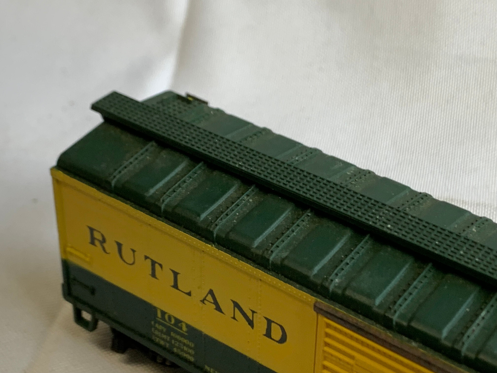 Vtg Lionel HO Scale 0864-125 Model Train Rutland Box Car Railroading ...