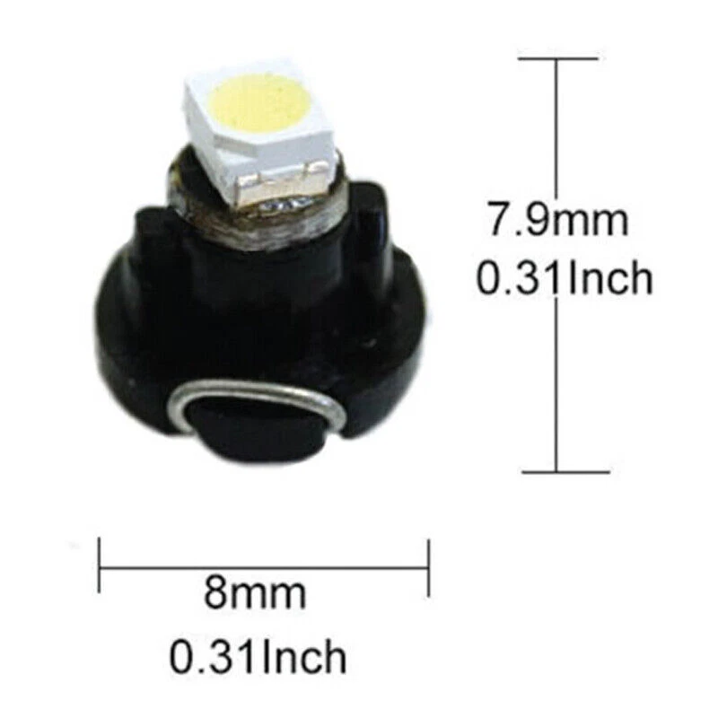 10/20pcs T3 Neo Wedge Auto Car Instrument Cluster Panel Lamps Gauge LED Bulbs , - Image 2 of 4