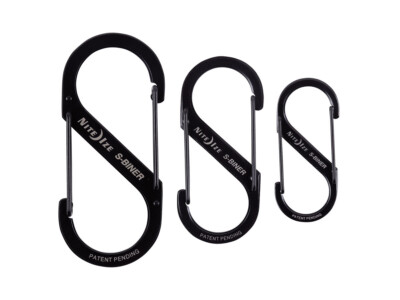 Niteize S-BINER DUAL KARABINER 2 3 4 SS schwarz SB234-03-01
