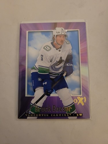 BROCK BOESER BASE CARD FROM THE NEW EX2000 NHL HOCKEY CARD PRODUCT #58 - 第 1/2 張圖片