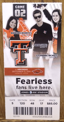 Texas Tech Red Raiders Football Arkansas Razorbacks 9-13-2014