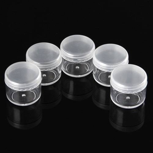 Useful 5Pc 3/5/8/10/15/20ml Portable Plastic Cosmetic Empty Jars Makeup Bottle - Picture 9 of 12