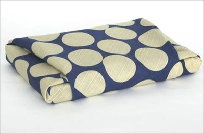 Japanese Furoshiki 19in big dot Pattern dark blue color