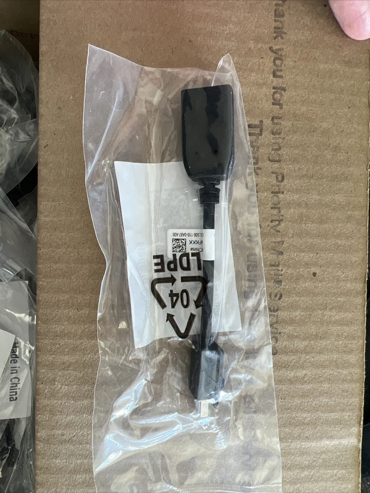 Dell Mini DisplayPort Male To DisplayPort Female Adapter DP/N: 00FKKK - Image 2 of 2