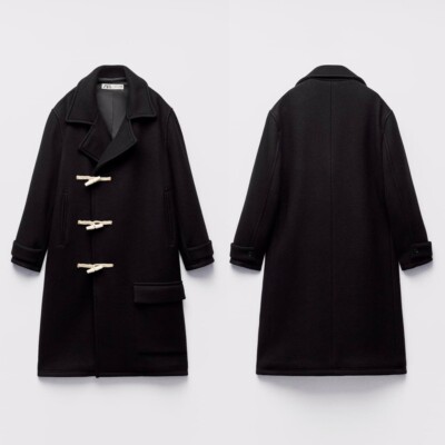 【30%OFF】ZARA コート ZARA ショルダーパッド入りソフトコート 3046/282 (ZARA/コート) 3046