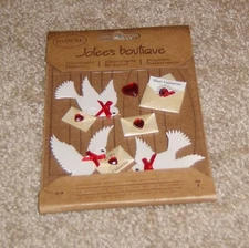 EK Success Jolees Boutique Parcel Dimensional Sticker ~ Valentine Doves