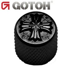 NUEVO Gotoh VK-Art-03 Cross - Colección de arte de lujo - Perilla de control METAL - NEGRO