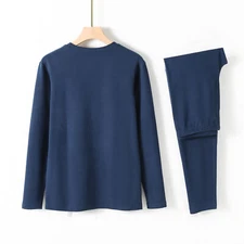 Warm Thermal Underwear for Men Fleece Lined Base Layer Set for Cold Weather