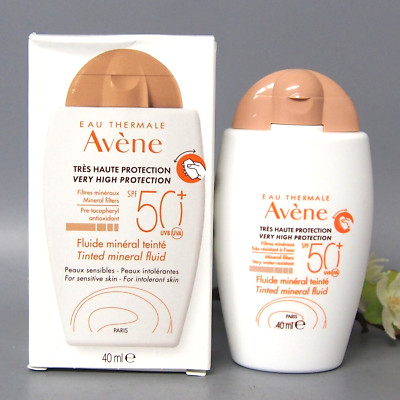 AVENE Very High Protection Tinted Mineral Fluid Spf 50+ 40ml  Exp 07/2028