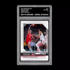 Graded 10 CAITLIN CLARK RC ROOKIE Card 2024 Panini Instant #213 Indiana Fever