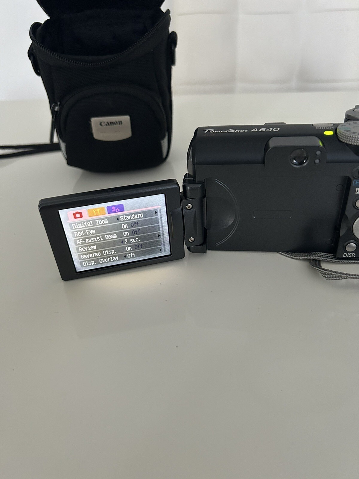 Canon PowerShot A640 10.0MP Digital Camera Black 13803072396 eBay