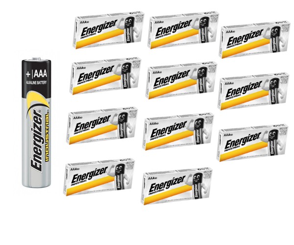 11X10Er Pack-Energizer Industrial Alkaline Batterie Aaa-Micro EN92 LR03 MN2400-image