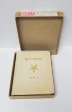 Holman Altar Bible OES Masonic Order Eastern Star 1940s Atkinson Illinois Ch 196