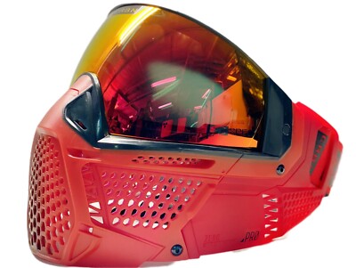 NEW Carbon CRBN Zero Pro Paintball Mask (More Coverage) - Fade Blood.