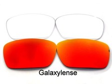 Galaxy Replacement Lenses For Oakley Fuel Cell Sunglasses Red Clear Polarized