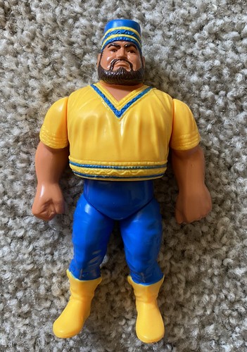 vintage vtg wwf hasbro AKEEM the African Dream toy...