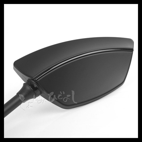 Pair black mirrors Blackline compatible for Harley Davidson Street XG 500/750 - Picture 6 of 7