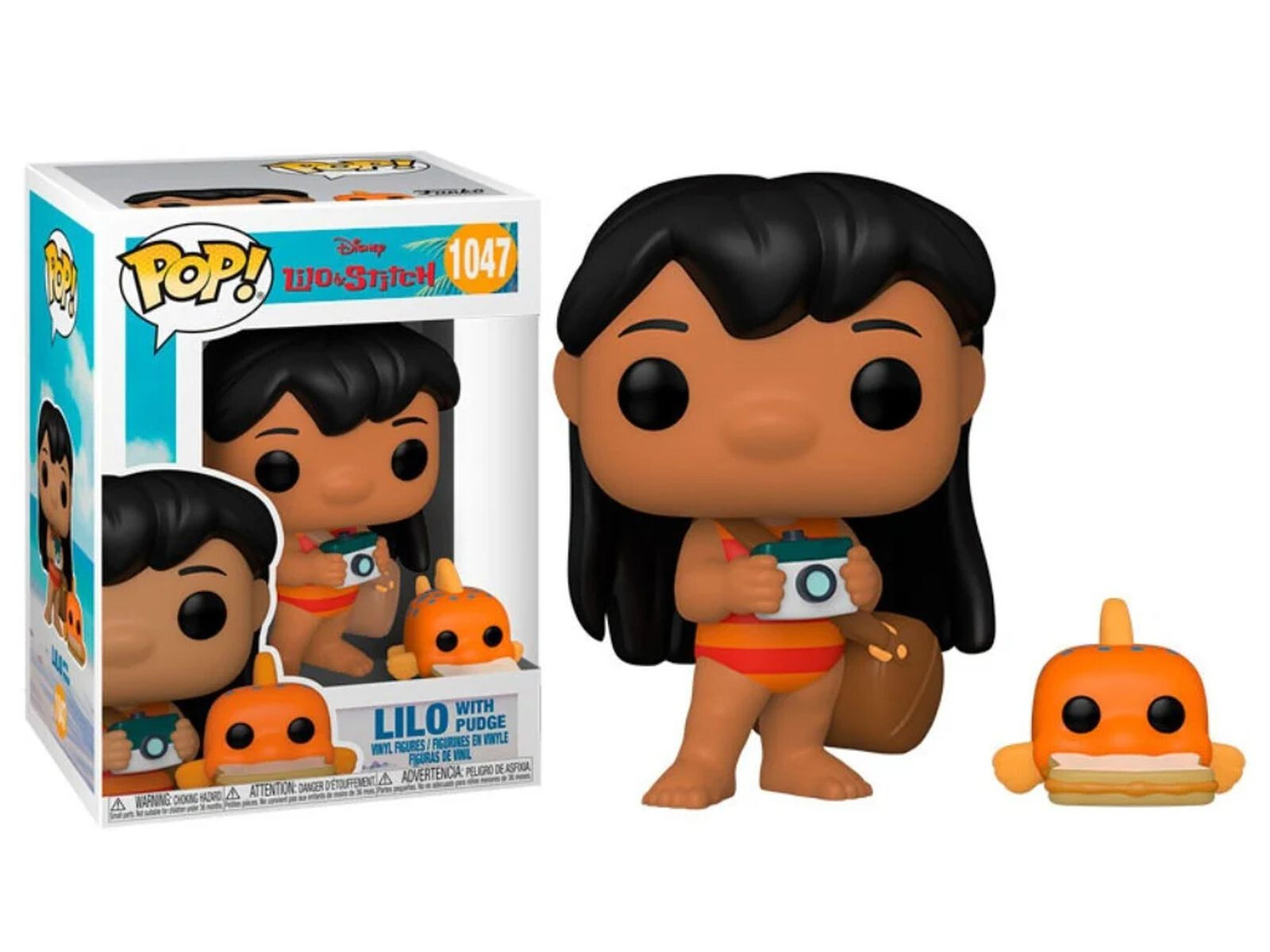 Funko Figurine Pop Disney Lilo And Stitch Lilo With Pudge - Image 2