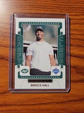 2022 ROOKIE AND STARS FOOTBALL BREECE HALL DRAFT CLASS #DC-10 RC JETS /80 RED