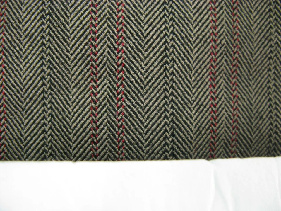 Amanda Trajes 2 piezas Falda y Chaqueta Blazer Talla 12 Marrón Rojo Rayas Poli Elástico Nuevo sin Etiquetas  Foto 4 de 4