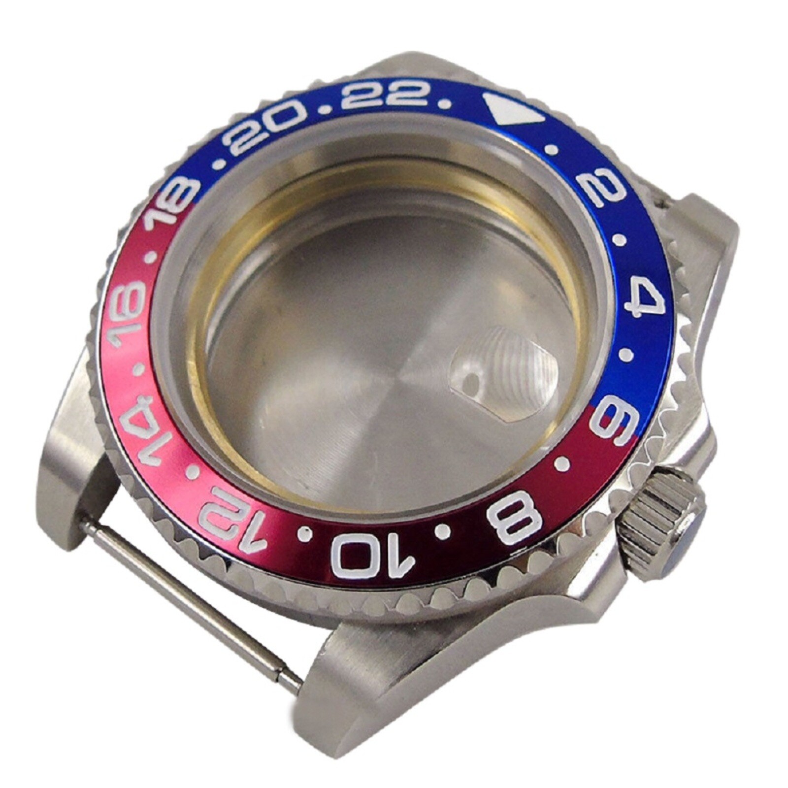 Waterproof Sapphire Crystal Glass Watch Case Cover For Swiss ETA 2824 Movement B