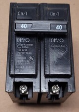 Cutler Hammer BR240 40 Amp Two Pole Circuit Breaker