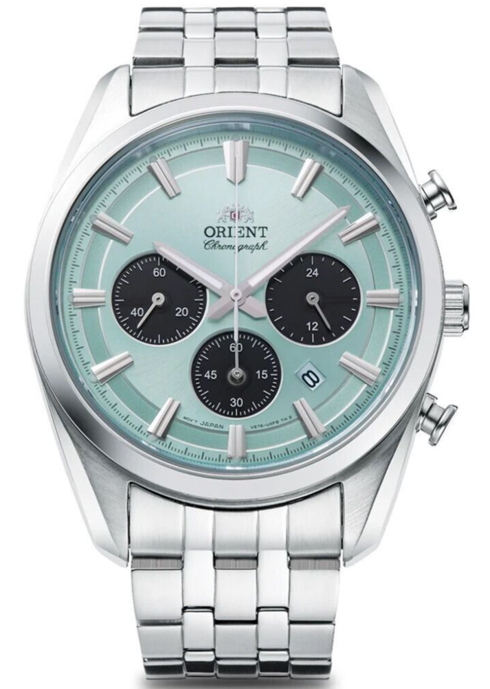 Orient Solar Chronograph Stainless Steel Men's Watch RA-TX0304L | eBay