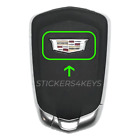 New Cadillac 1pc Escalade Cts Xts Ats Srx Key Fob Emblem Sticker Remote Badge