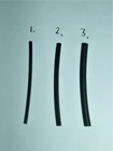 Shrink Tube Black 10 x 65mm Lengths, 3 Sizes Available,  Carp, Coarse Fishing
