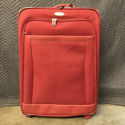 Samsonite Suitcase 29” Maroon Rolling Luggage With Extending