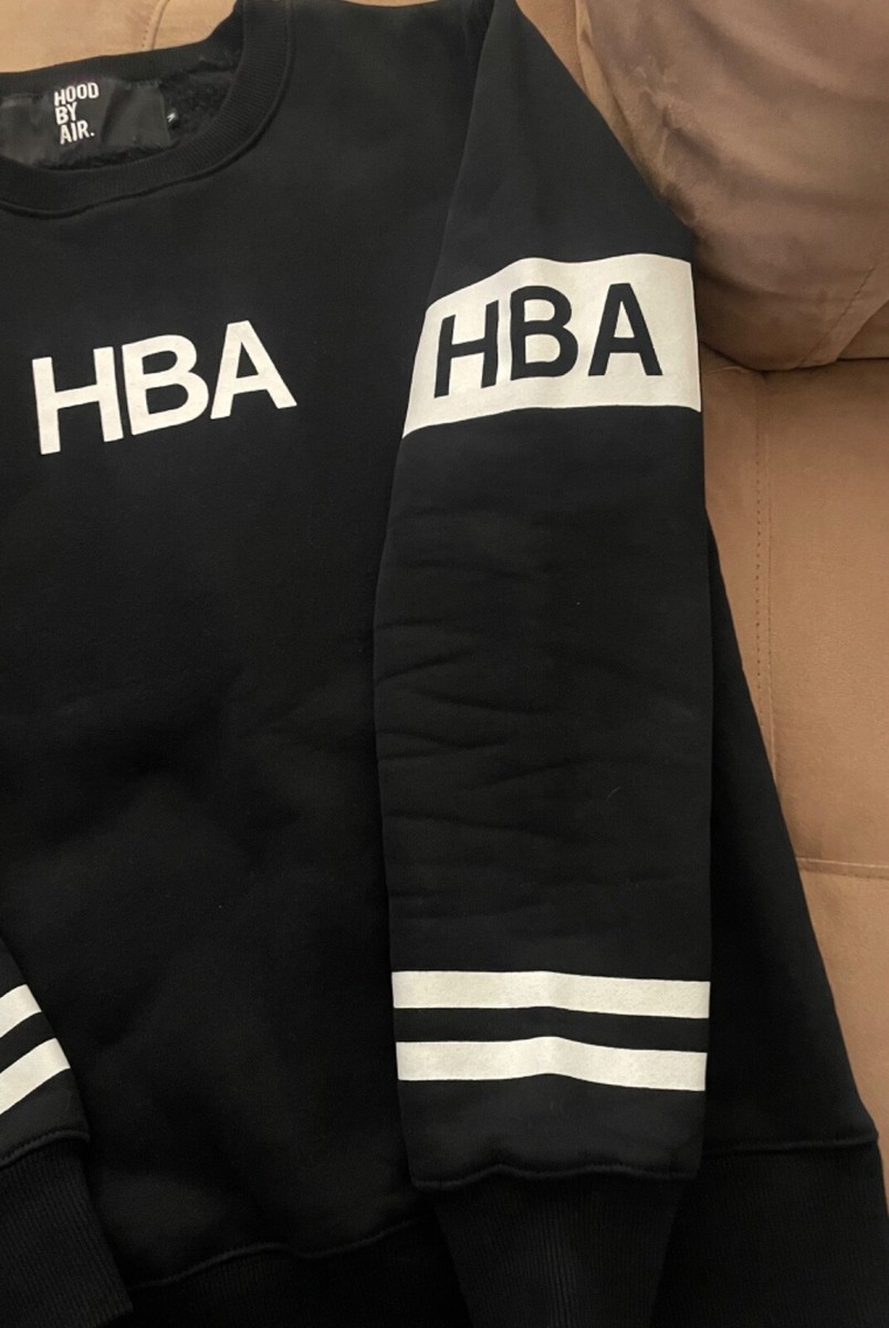 HOOD BY AIR HBA トレーナー S 黒/白 Hood By Air HBA trainer | eBay