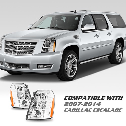 Faros de proyector HID para faros Cadillac Escalade 2007-2014 LH+RH - Imagen 7 de 7