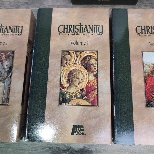 Christianity the Second Thousand Years 4 VHS Cassette Tape Set VG+ A&E Release - Picture 4 of 10